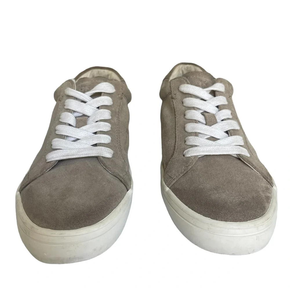 Frye Womens Shoes Frye Kerry Suede Low Lace Up Sneakers Sz8 - Picture 11 of 12